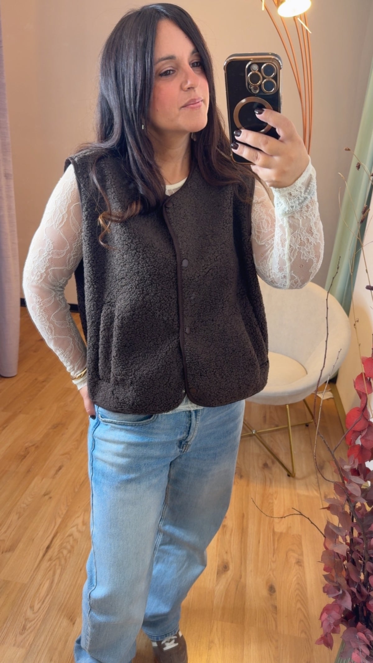 Gilet teddy moro