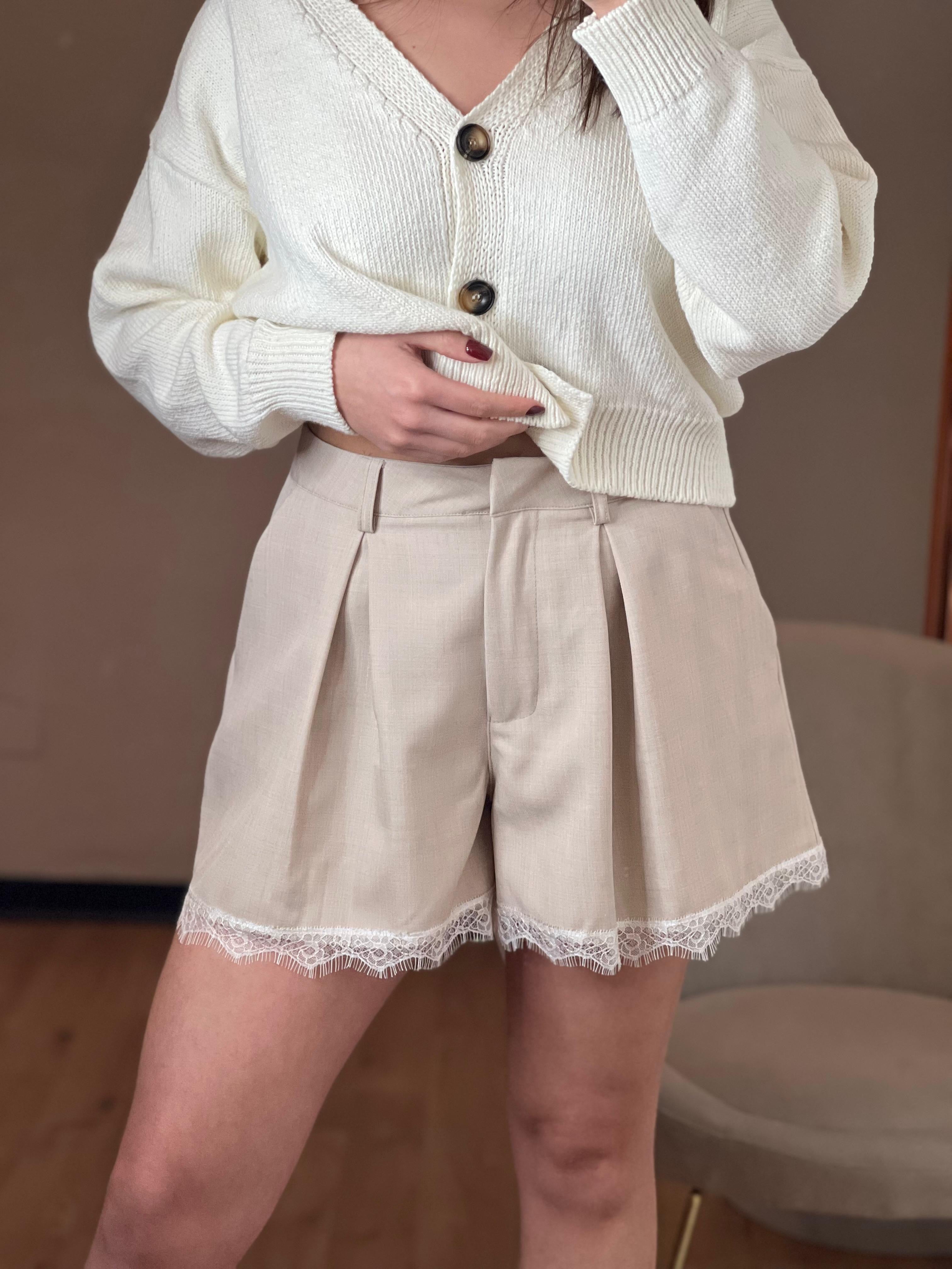 Short farfalla con pizzo - Vicolo