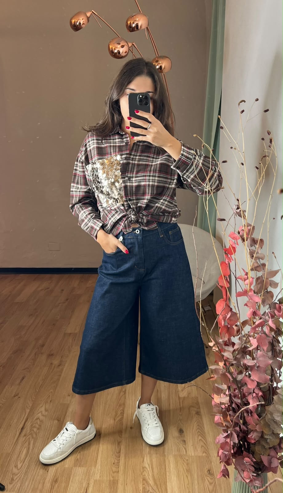 Bermuda in jeans lavaggio scuro