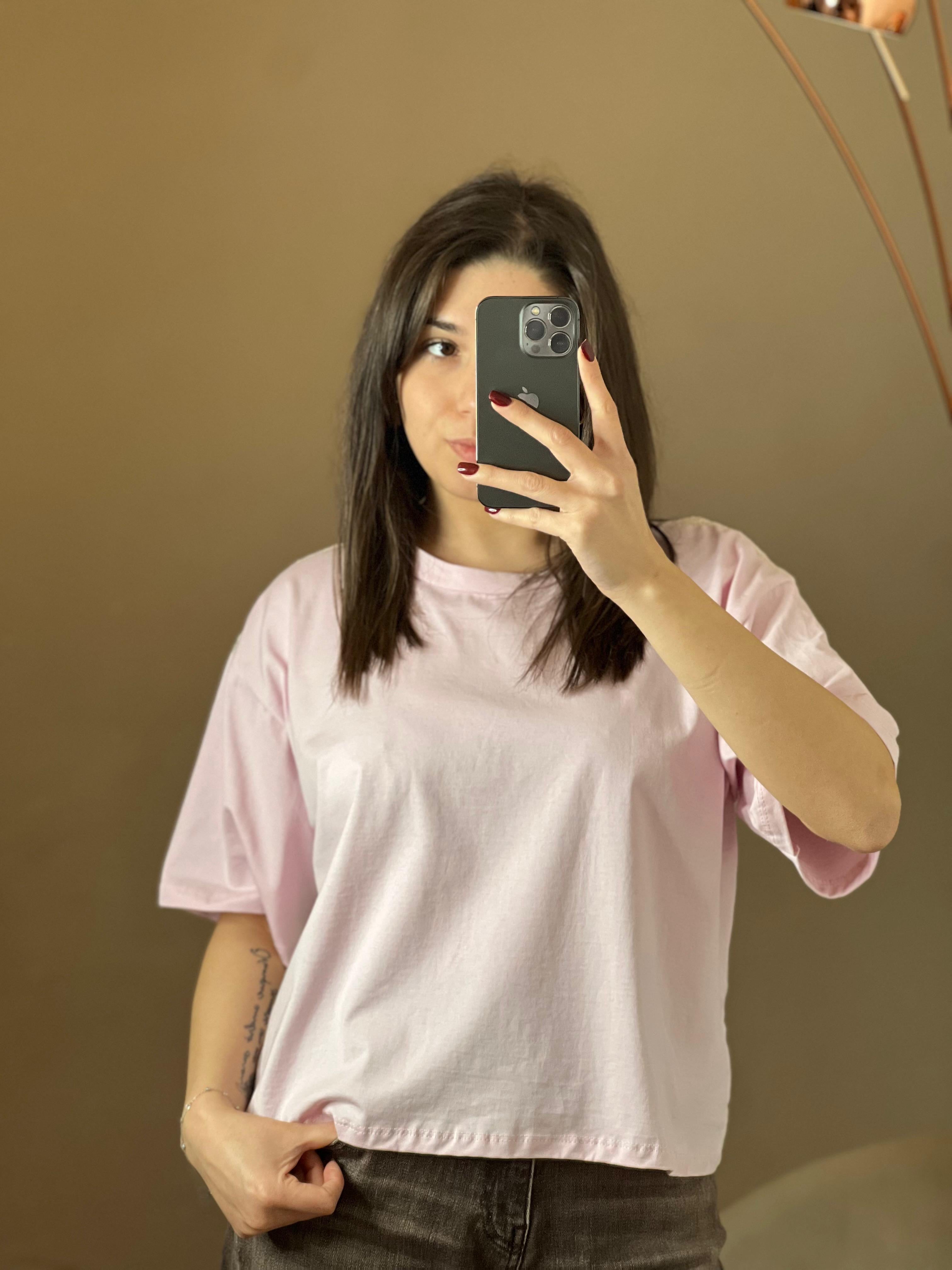 T-shirt pizzo schiena