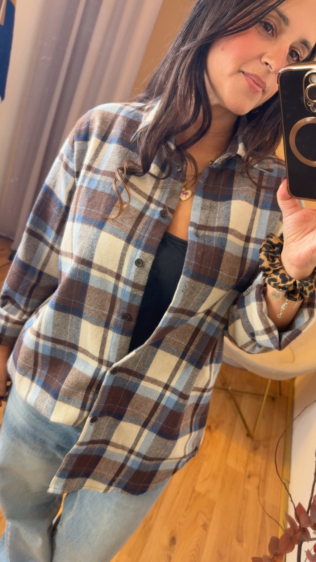 Camicia check in flanellina