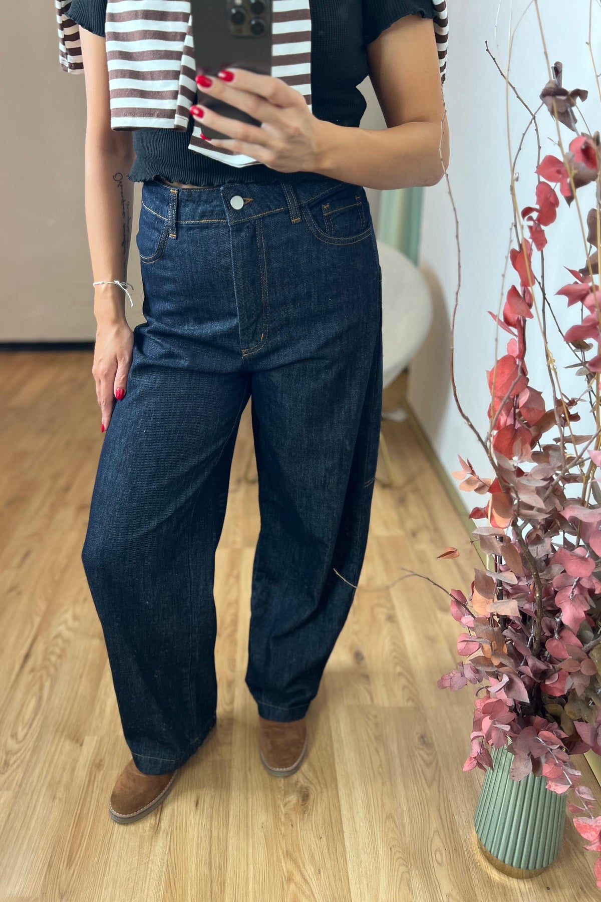 Jeans lavaggio scuro - Kikisix