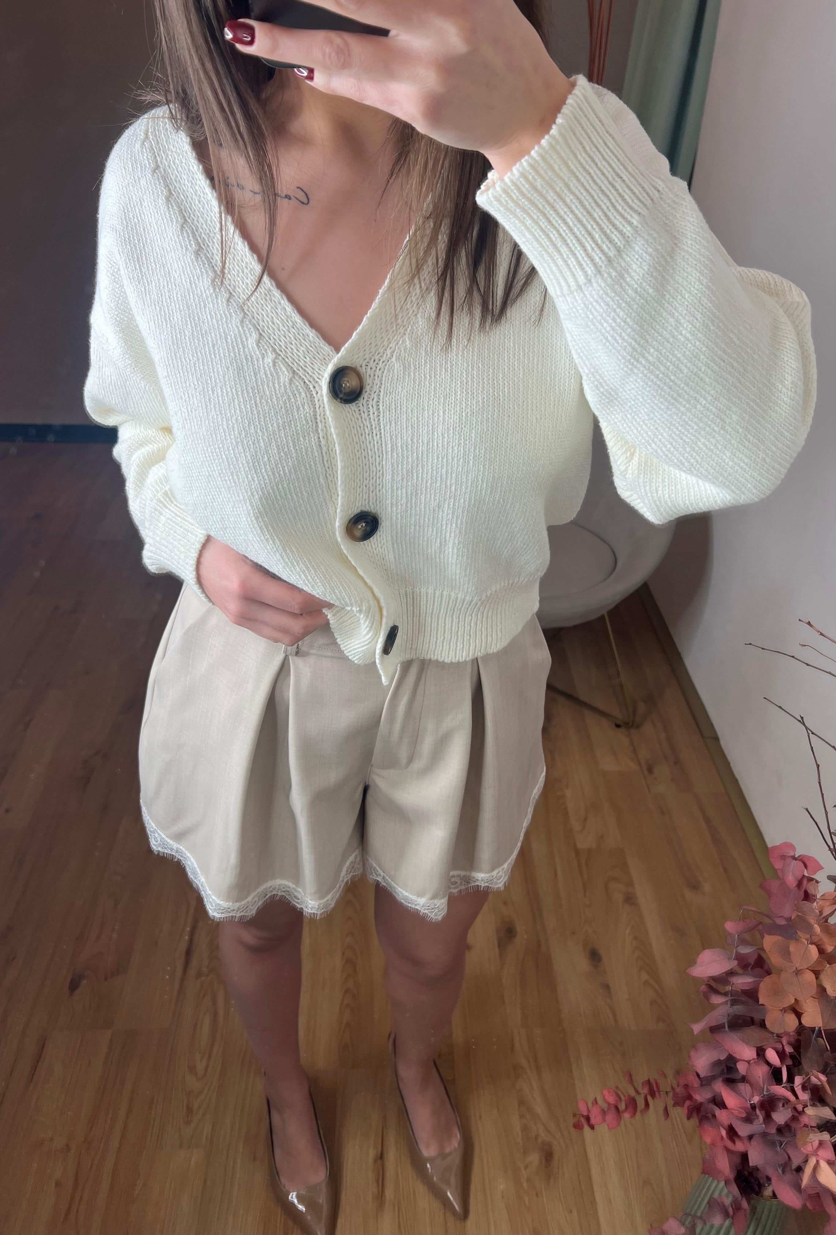 Short farfalla con pizzo - Vicolo