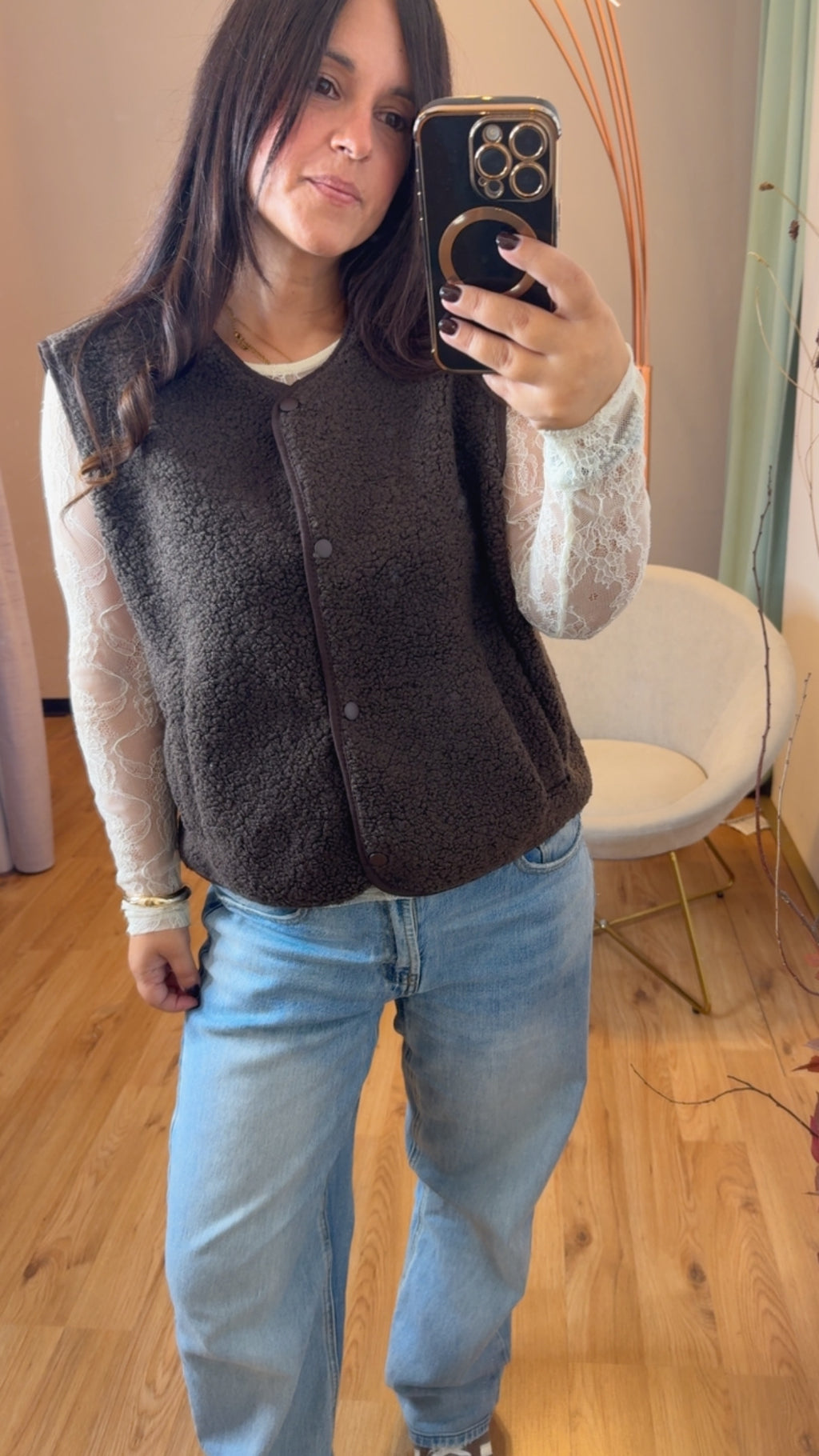 Gilet teddy moro