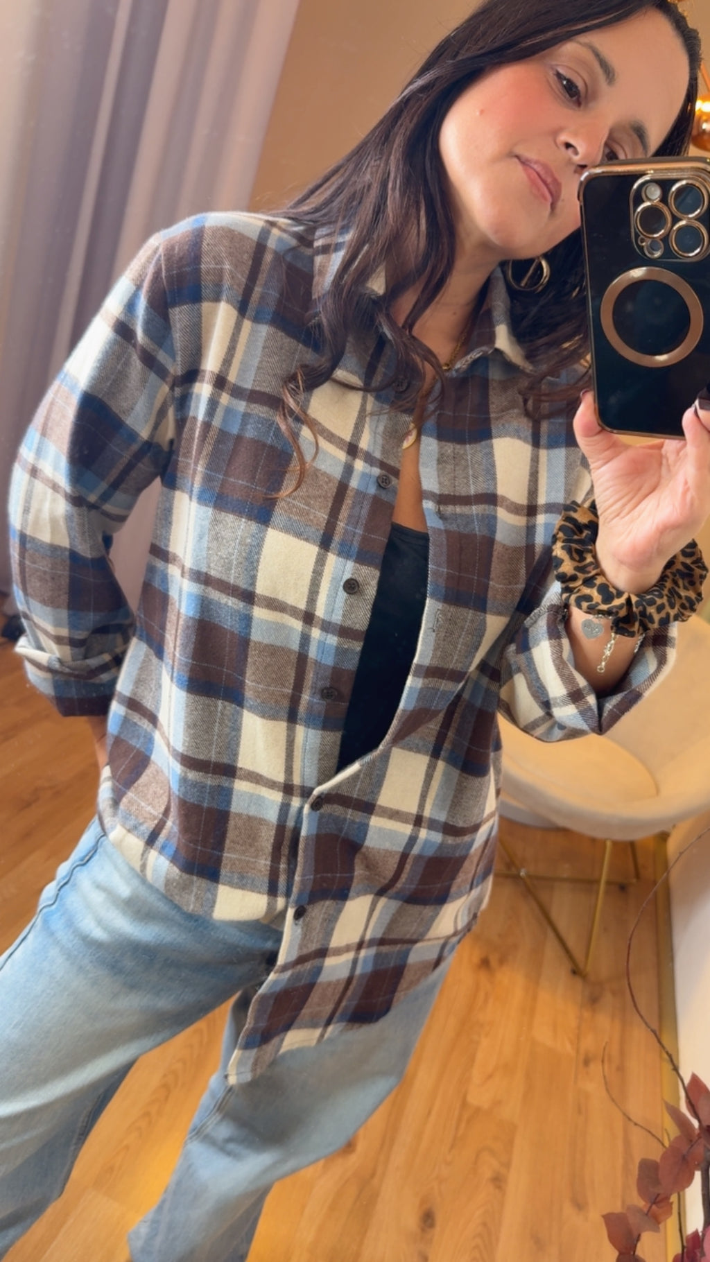 Camicia check in flanellina