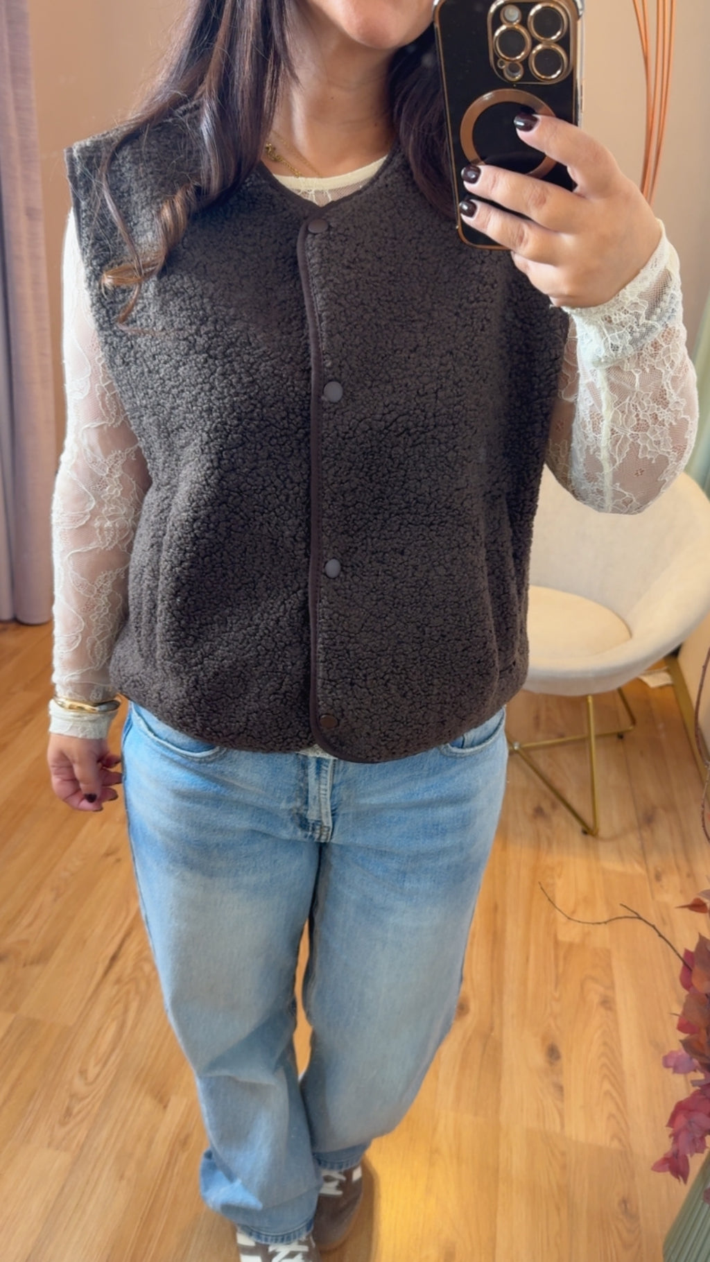 Gilet teddy moro