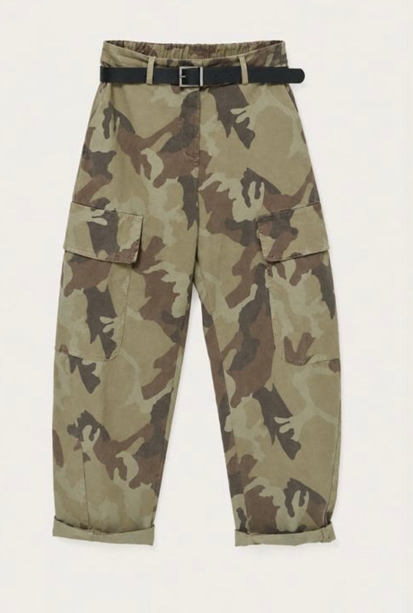 Panta balloon con tasche militare - Kikisix